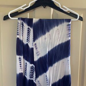 Long tie dye cotton skirt